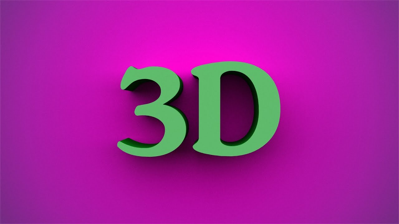 3D Text Effect Photoshop Psd Download