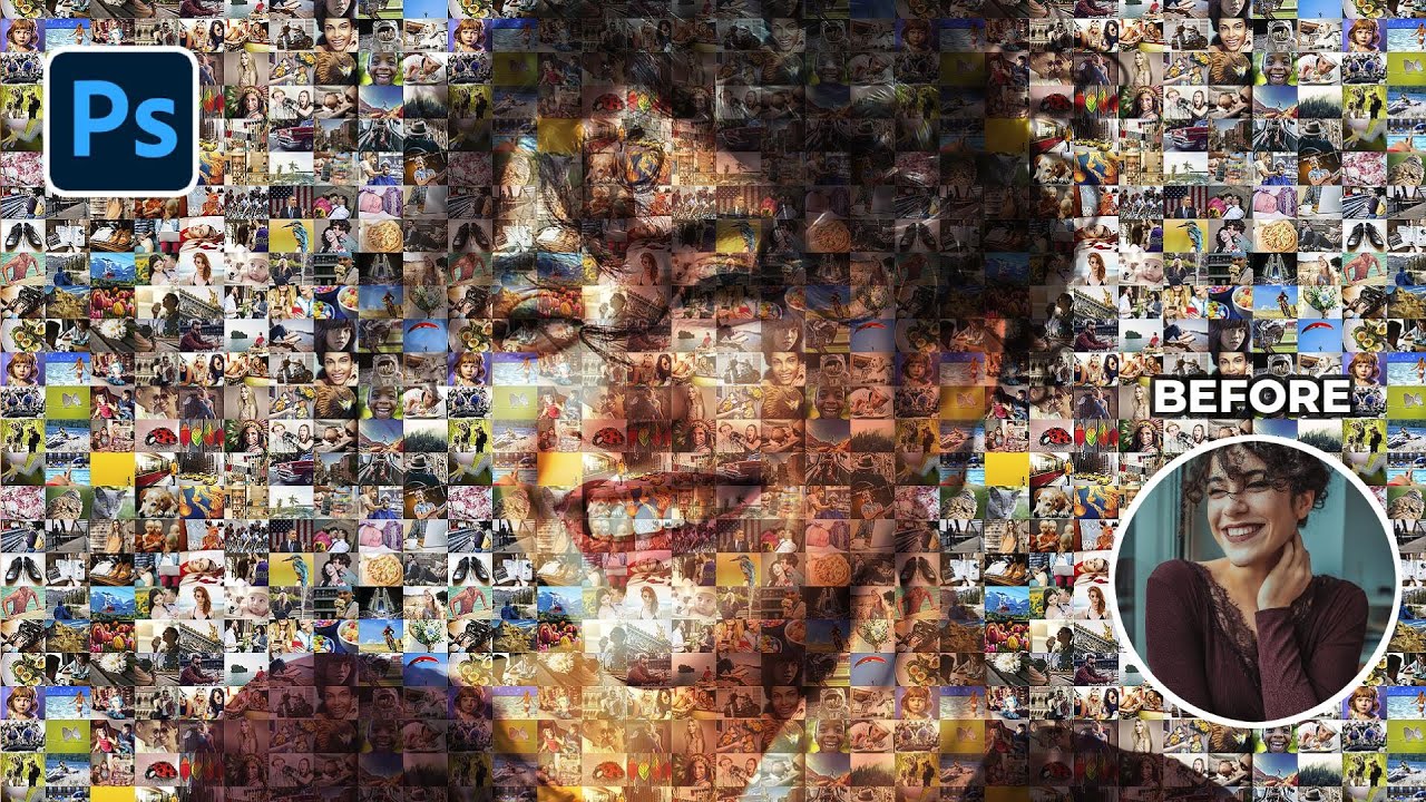 Create Mosaic Photo Effect In Photoshop PSDESIRE