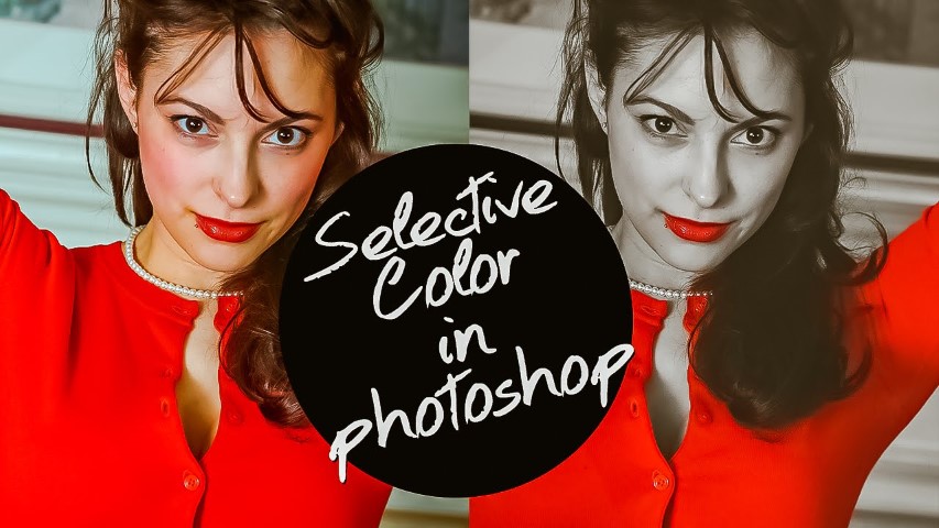 How to Selective Color Image Isolation in photoshop tutorial