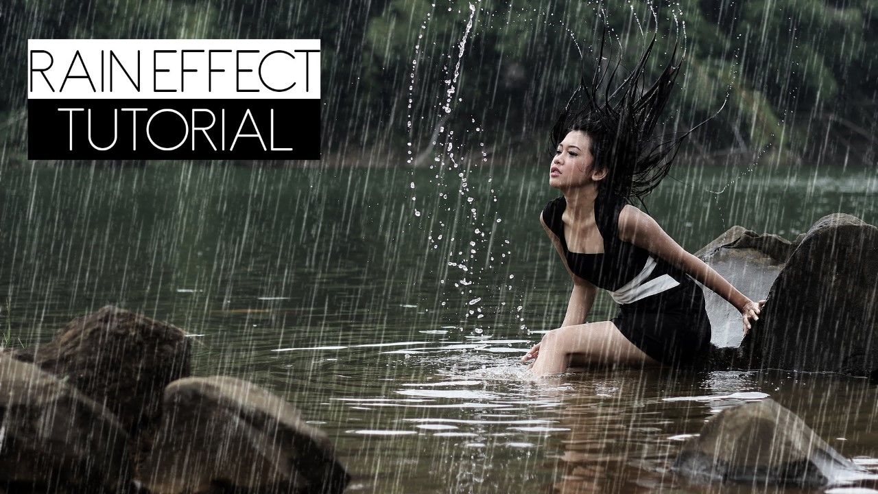 How to Create Realistic Rain Effect in Photoshop Tutorial