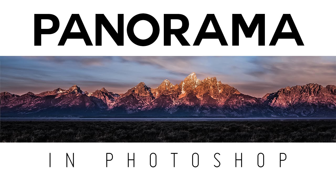create Panorama in Photoshop Tutorial
