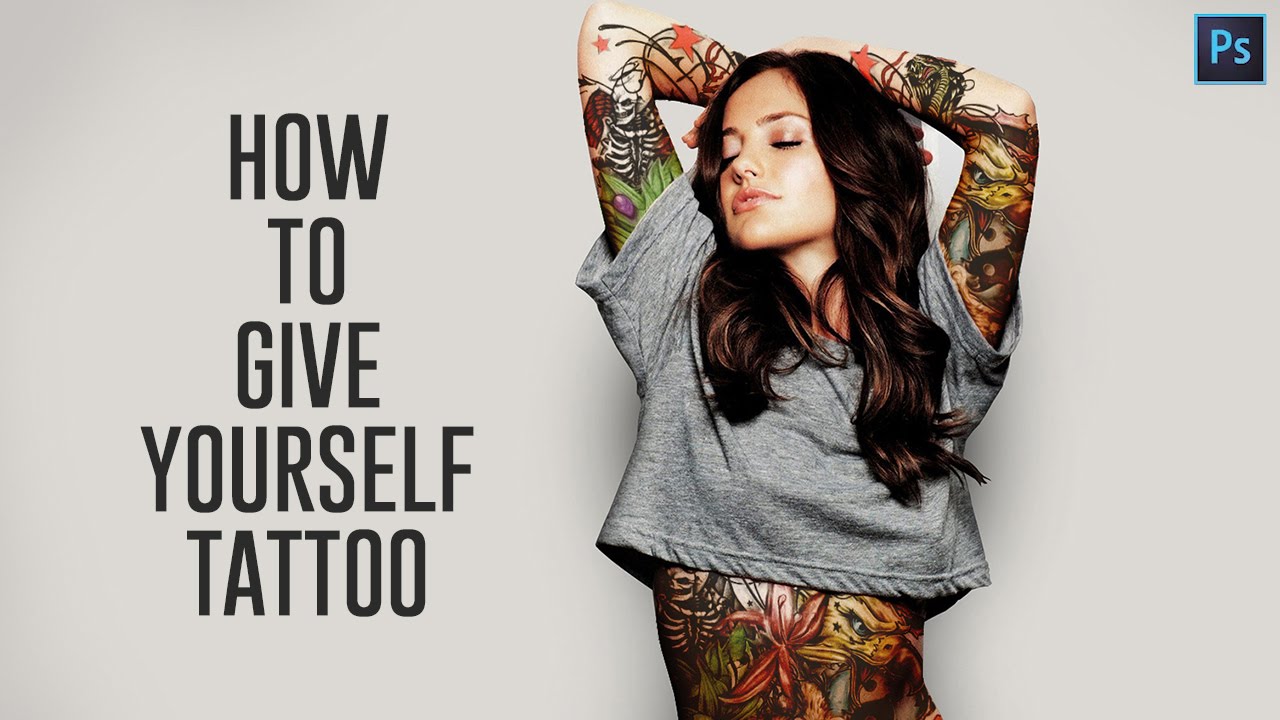 How to Create Realistic Body Tattoo in Photoshop Tutorial