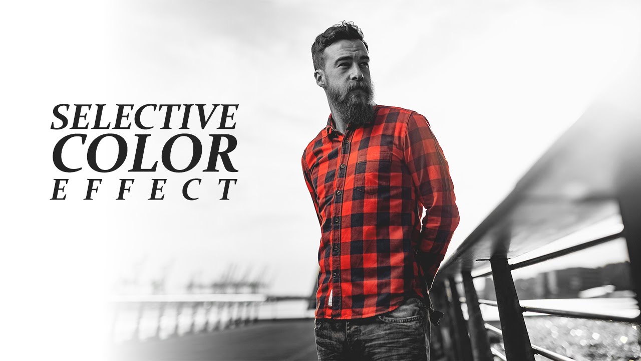 How to Create Splash Color Effect or Selective with brush replacement tool in photoshop tutorial