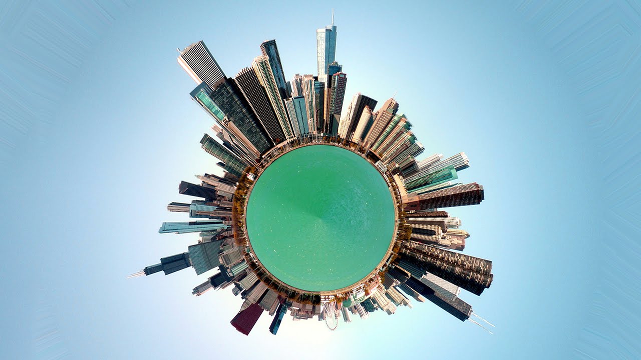 How To Transform Panorama Photo into Miniature 360° Tiny Small Planet Photography in Photoshop Tutorial