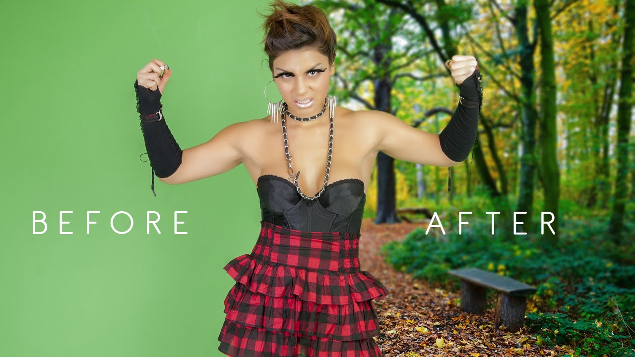 How to Remove Green Screen or Chroma Key Background in Photoshop