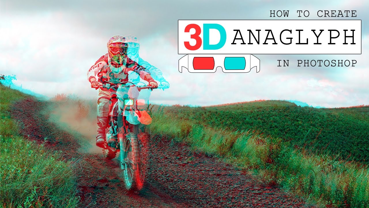 How To Transform Photo into Red & Cyan Anaglyph 3D Effect in photoshop
