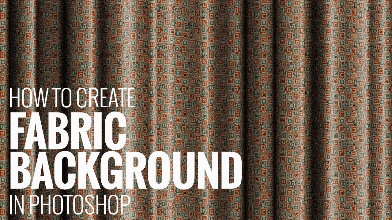 How to Create Satin Lenin Fabric Folds Background Pattern in Photoshop