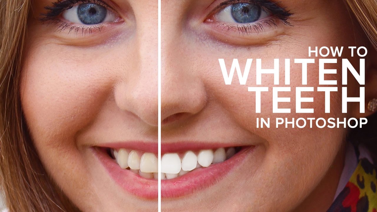 How to Easily Whiten & Brighten Teeth Retouching in Photoshop