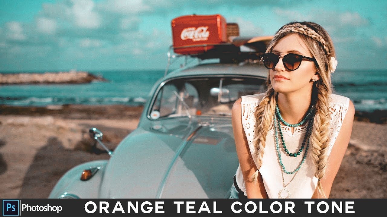 How to Create Fashion Orange and Teal Look in Photoshop