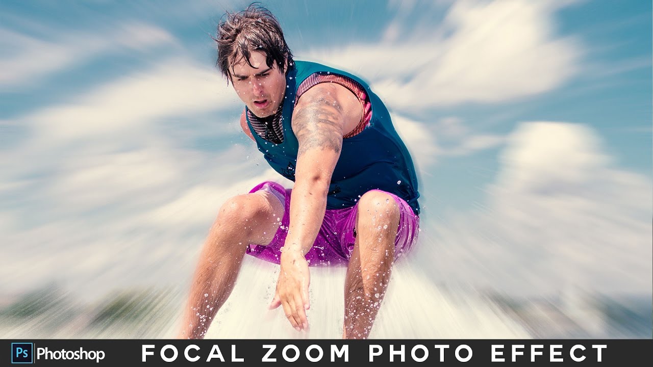 How to Create Focal Zoom Photo Effect in Photoshop