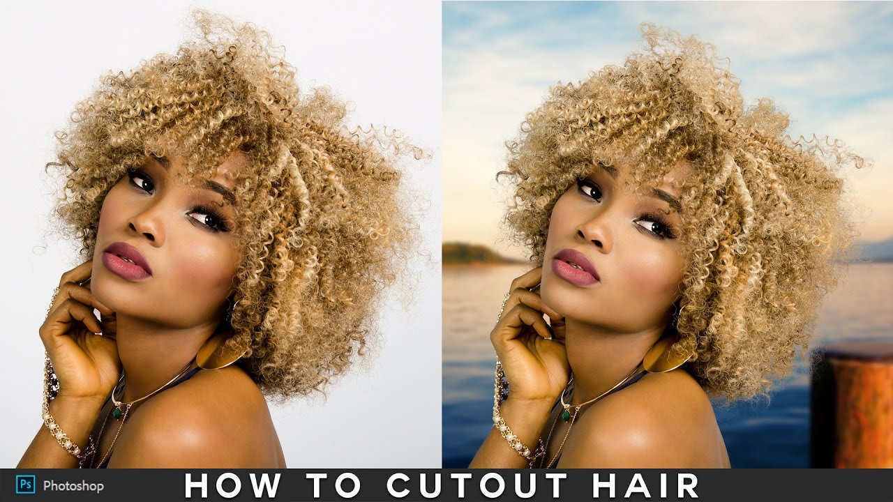 How to Cutout Hair Without Fringing in Photoshop