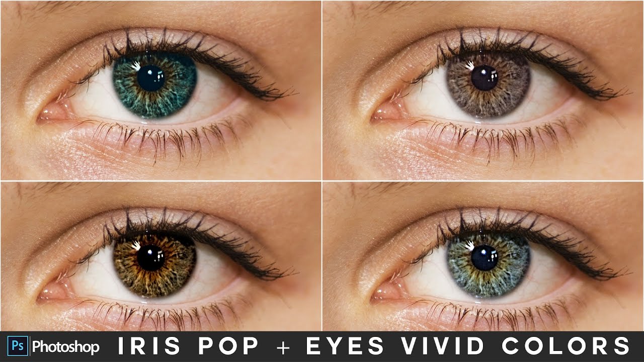 How to Make Iris Pop & Colorize Eyes in Photoshop