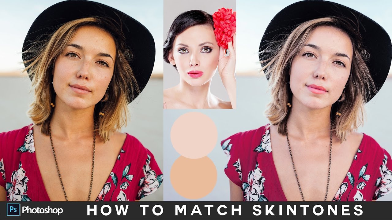 How to Match Skin Tones - Change Skin Color in Photoshop