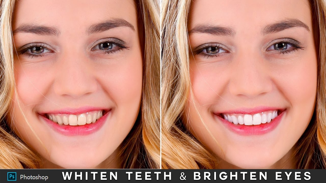How to Whiten Teeth Right Way and Brighten Eyes in Photoshop