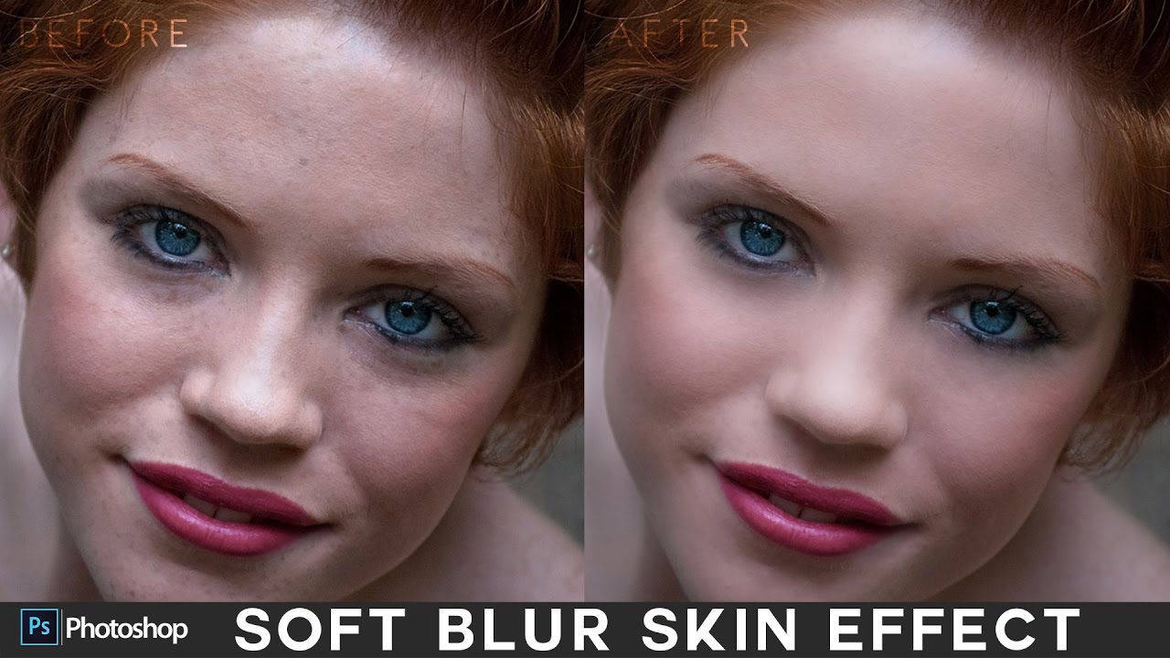Simple Skin Smoothing with Soft Blur Effect in Photoshop