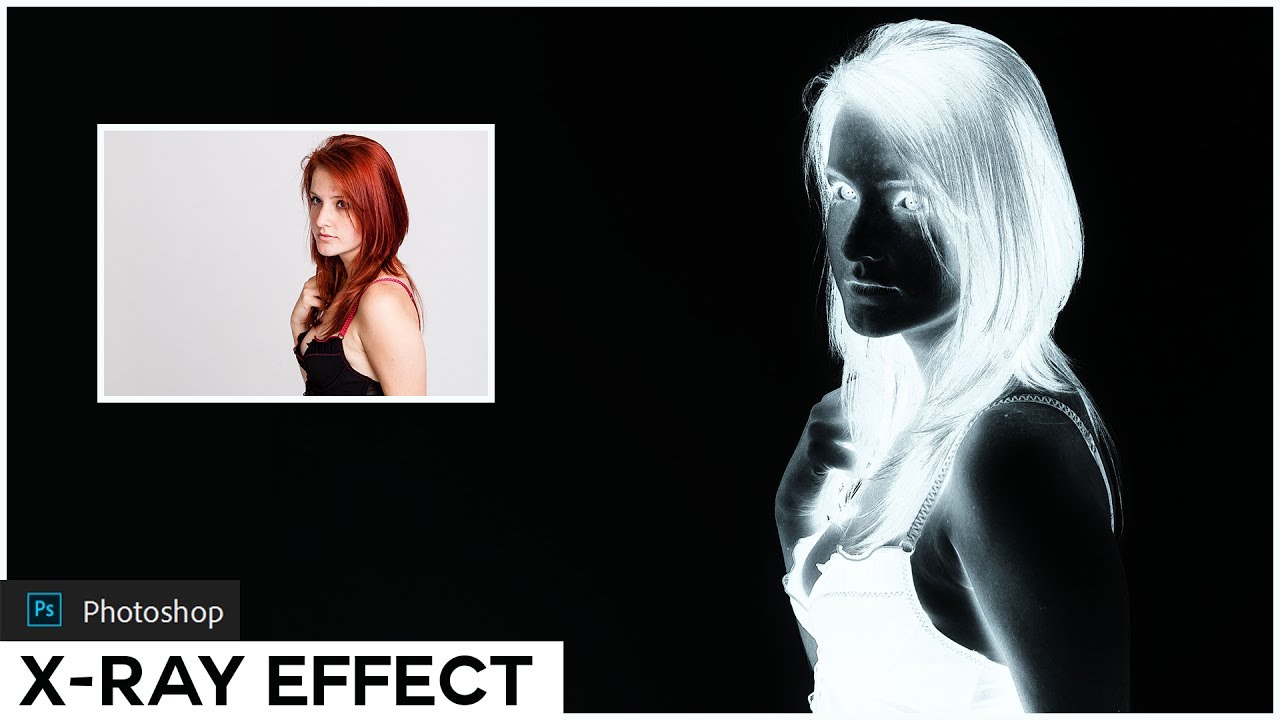How to Create fake X-ray Color Effect in photoshop