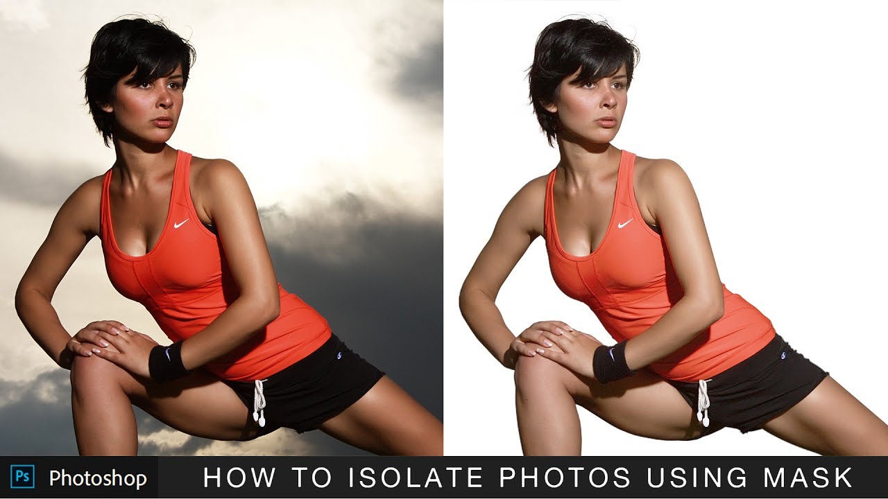 How to Isolate Images Onto White Background Using Select & Mask in Photoshop