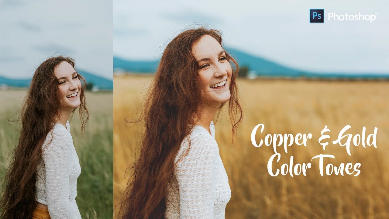 How to Create Copper & Gold Color Grading Effect in Photoshop