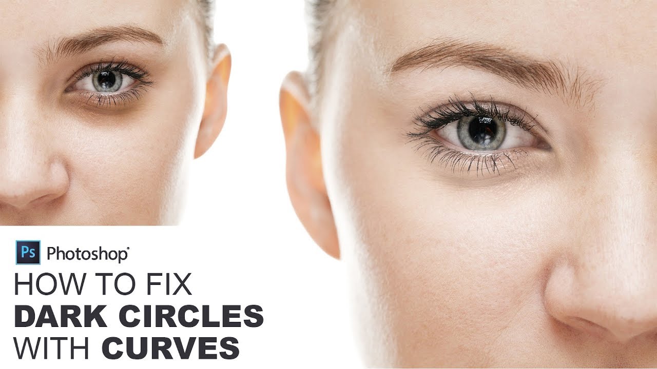 How to Fix Dark Circles with Curves in Photoshop
