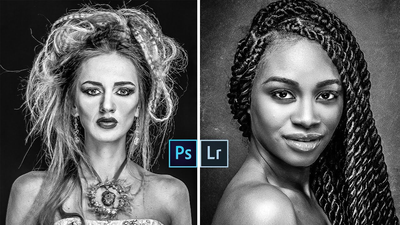 High Quality Strong Contrast Black & White Photos in Lightroom and Photoshop