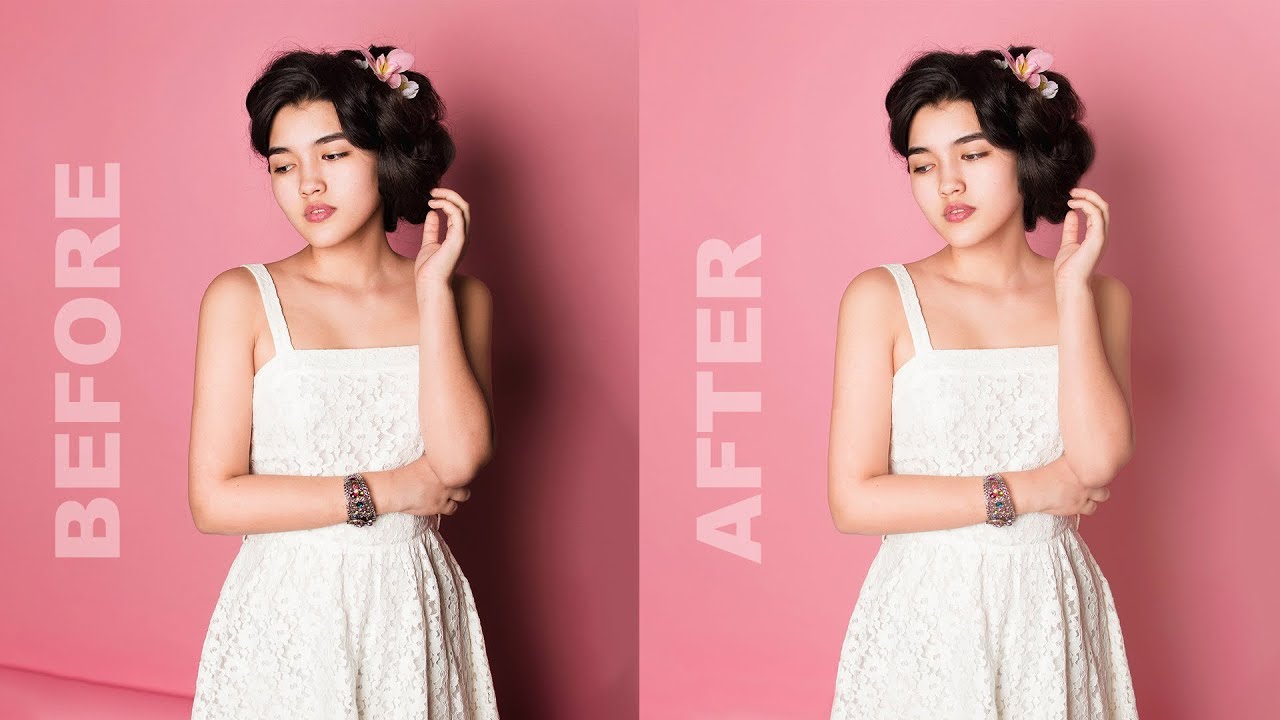 How to Reduce or Diffuse Background Shadows Behind the Subject in Photoshop