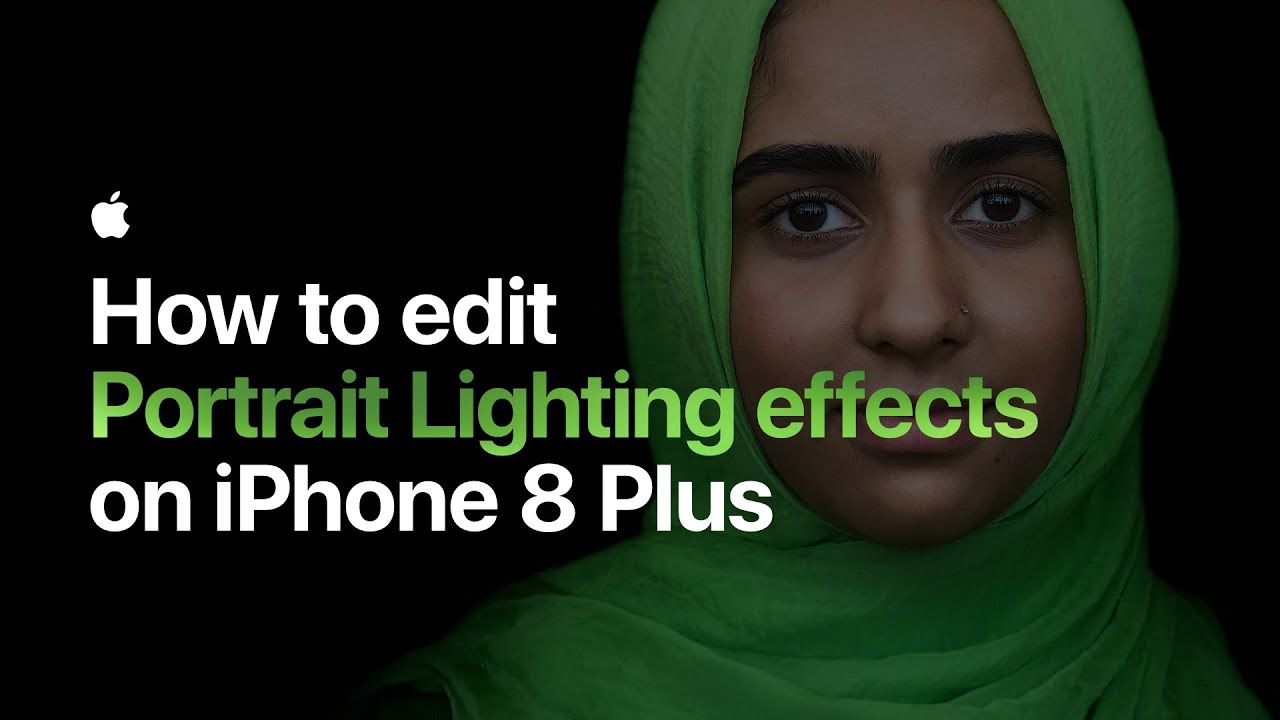 iPhone 8 Plus Tutorial - How to Apply Portrait Lighting Effect To Photos