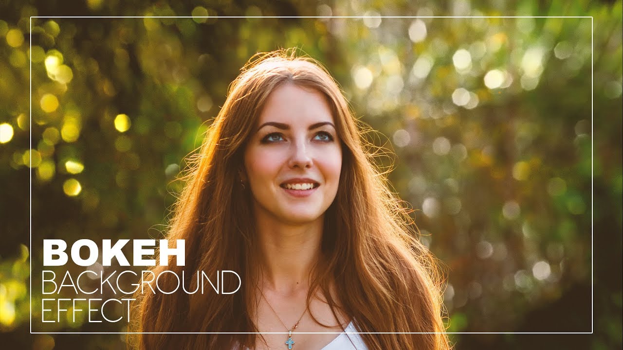 How to Add Bokeh Blur Background to Photos in photoshop