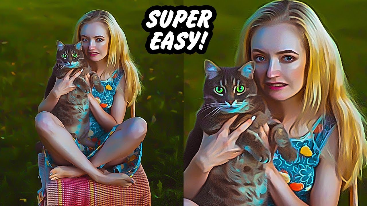 Super Easy Painterly Effect Trick Using Photoshop Camera Raw Filter