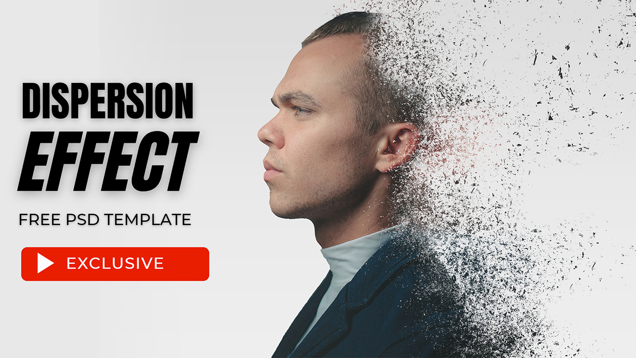 dispersion effect photoshop psd download