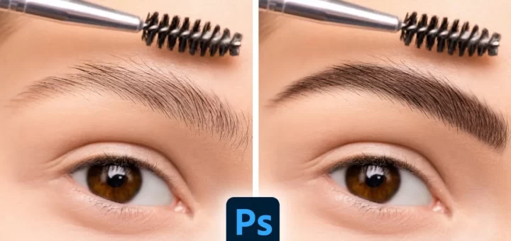 Flawless Eyebrows in Photoshop with Brushes