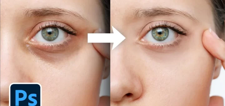 How to Remove Dark circles Bags Using Solid Color Photoshop