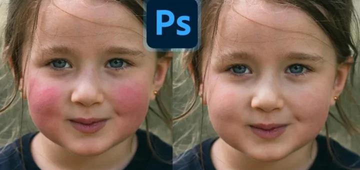 Remove Skin Red Patches Easily in Photoshop!